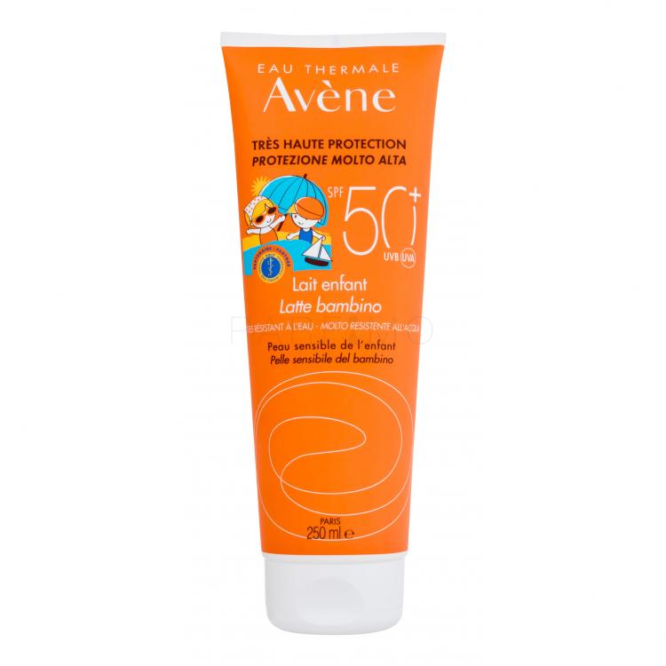 Avene Sun Kids Lotion SPF50+ Fényvédő készítmény testre gyermekeknek 250 ml