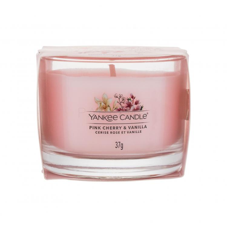 Yankee Candle Pink Cherry &amp; Vanilla Illatgyertya 37 g