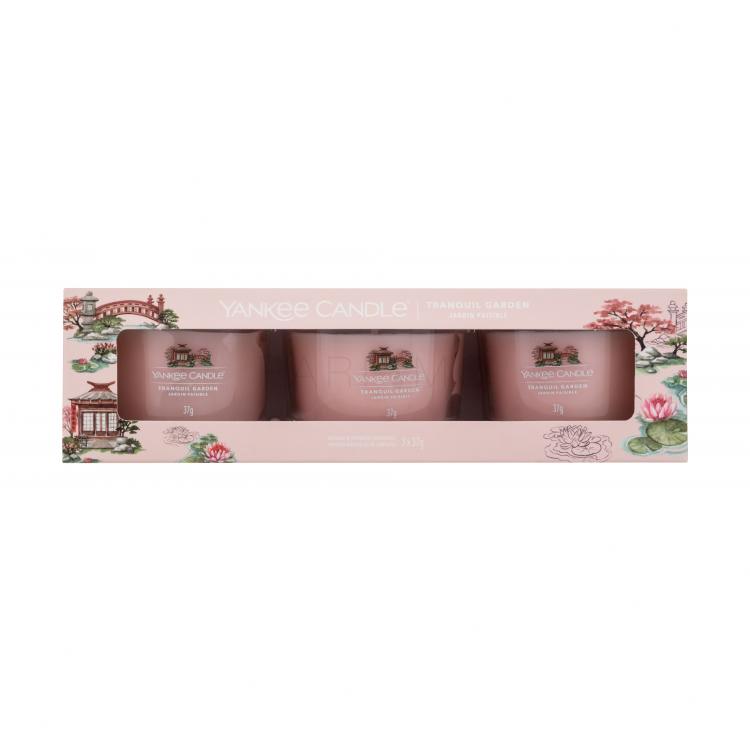 Yankee Candle Tranquil Garden Ajándékcsomagok illatgyertya 3 x 37 g