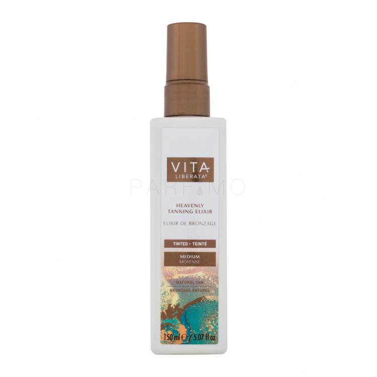 Vita Liberata Heavenly Tanning Elixir Tinted Önbarnító készítmény nőknek 150 ml Változat Medium