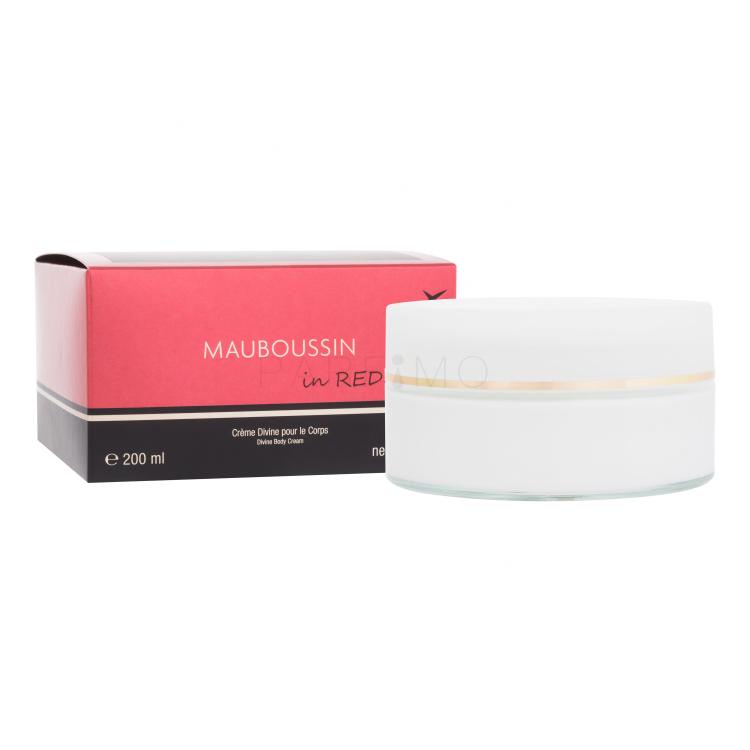 Mauboussin Mauboussin in Red Perfumed Divine Body Cream Testápoló krém nőknek 200 ml