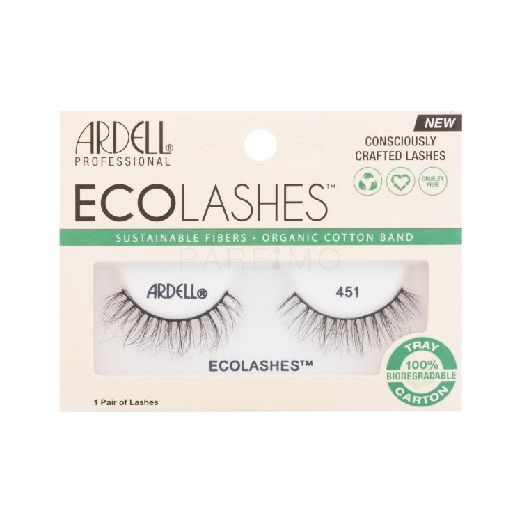 Ardell Eco Lashes 451 Műszempilla nőknek 1 db Változat Black