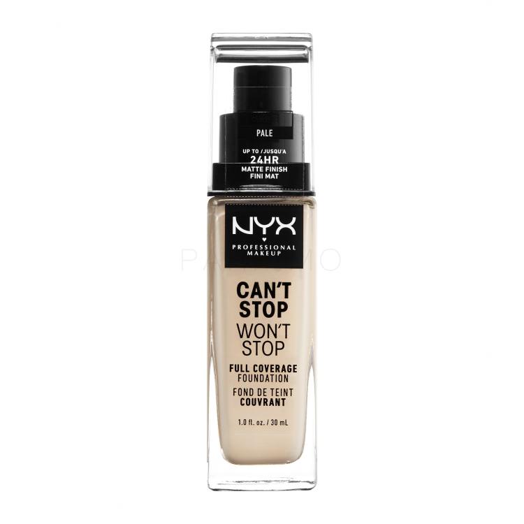 NYX Professional Makeup Can&#039;t Stop Won&#039;t Stop Alapozó nőknek 30 ml Változat 01 Pale