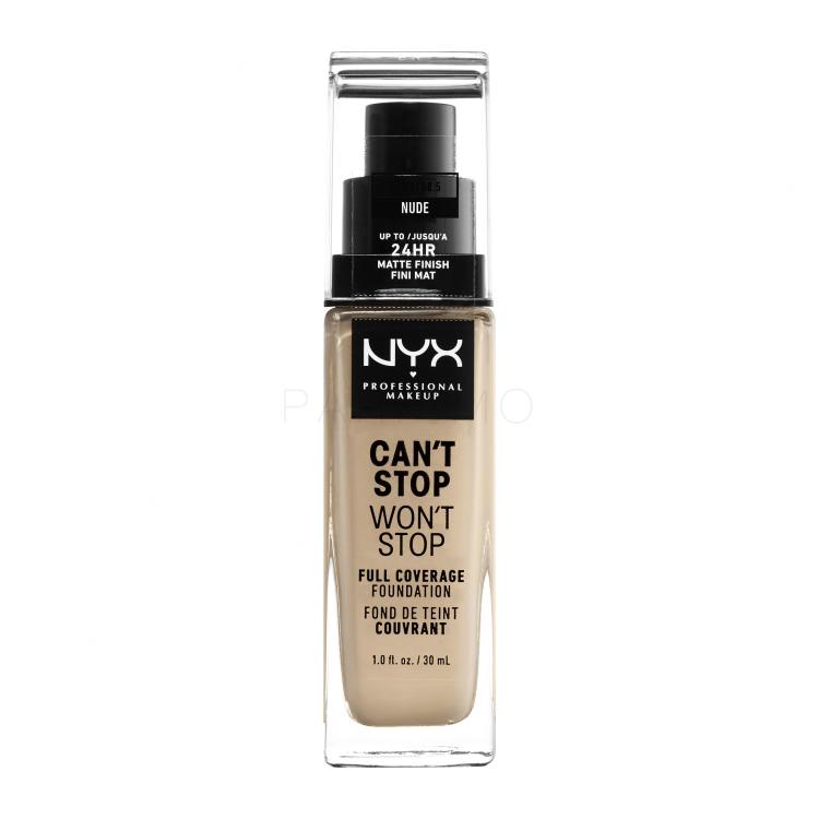 NYX Professional Makeup Can&#039;t Stop Won&#039;t Stop Alapozó nőknek 30 ml Változat 6.5 Nude