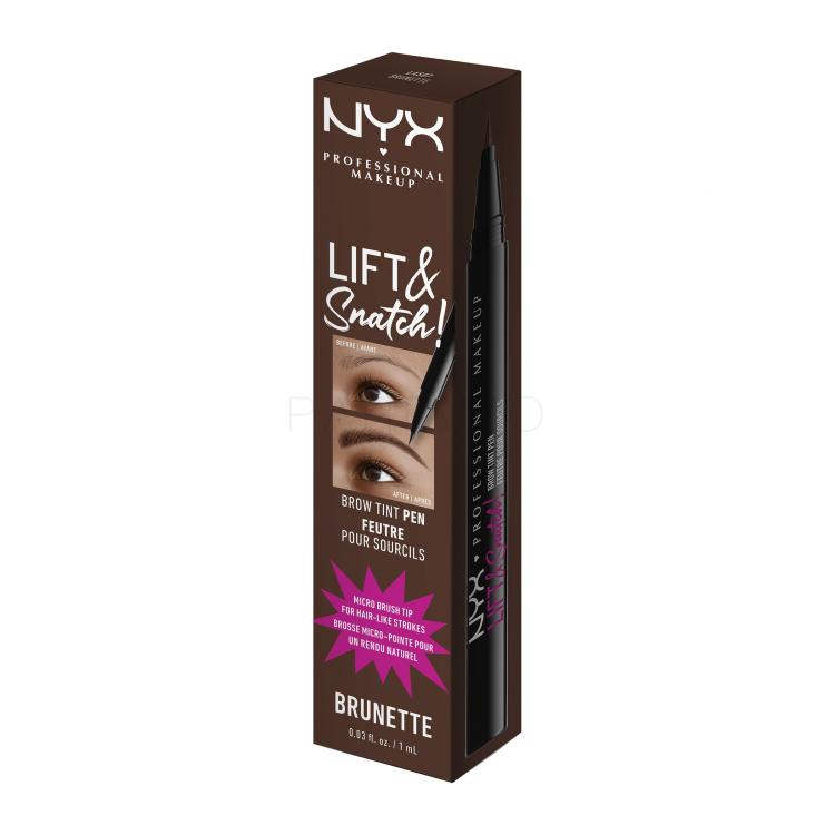 NYX Professional Makeup Lift &amp; Snatch! Szemöldökceruza nőknek 1 ml Változat 07 Brunette