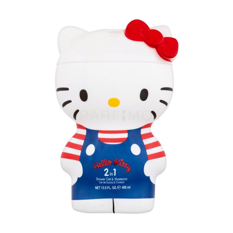 Hello Kitty Hello Kitty 2in1 Shower Gel &amp; Shampoo Tusfürdő gyermekeknek 400 ml