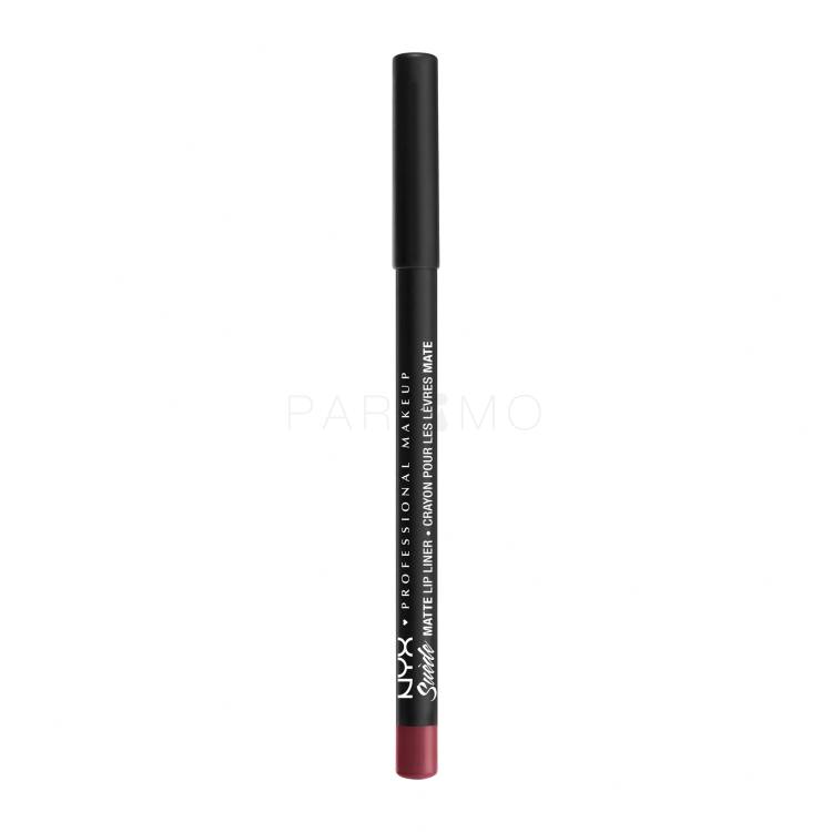 NYX Professional Makeup Suède Matte Lip Liner Szájkontúrceruza nőknek 1 g Változat Cherry Skies