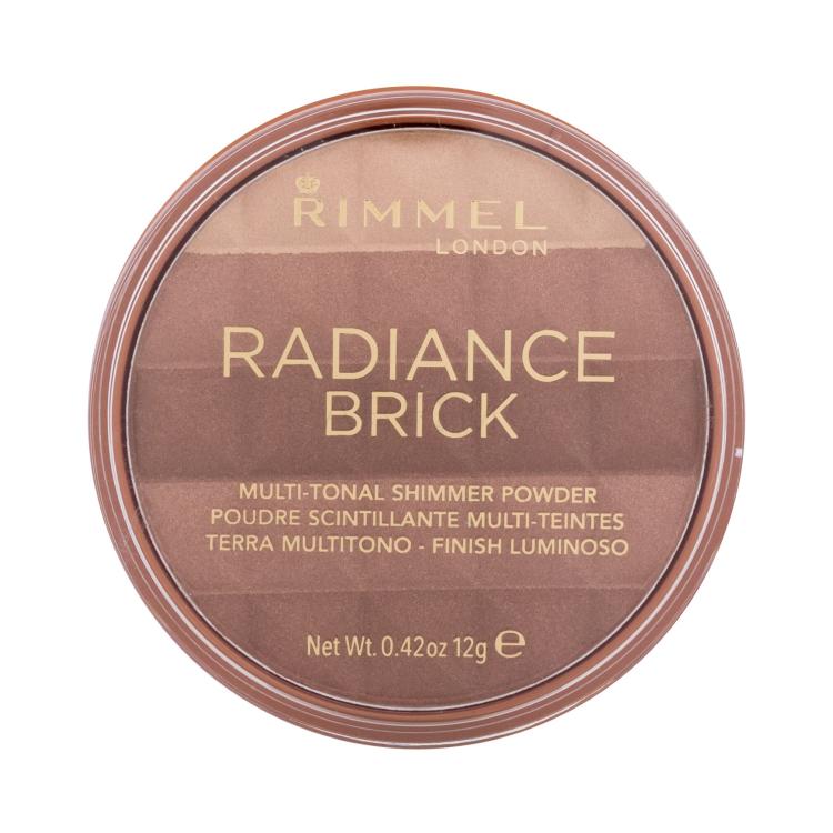 Rimmel London Radiance Brick Bronzosító nőknek 12 g Változat 002 Medium