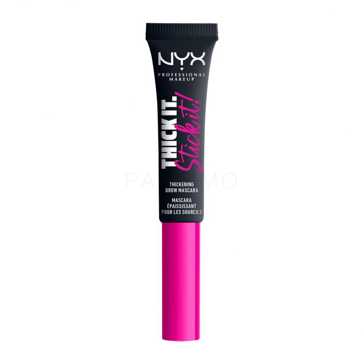 NYX Professional Makeup Thick It Stick It! Szemöldökspirál nőknek 7 ml Változat 08 Black