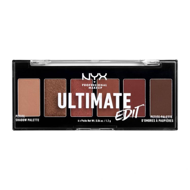 NYX Professional Makeup Ultimate Edit Szemhéjfesték nőknek 7,2 g Változat 01 Warm Neutrals