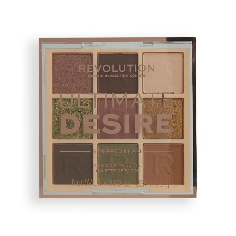 Makeup Revolution London Ultimate Desire Szemhéjfesték nőknek 8,1 g Változat Stripped Khaki