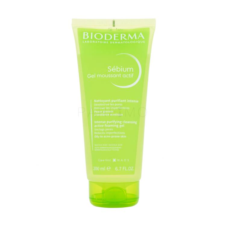 BIODERMA Sébium Intense Purifying Cleansing Foaming Gel Arctisztító gél nőknek 200 ml