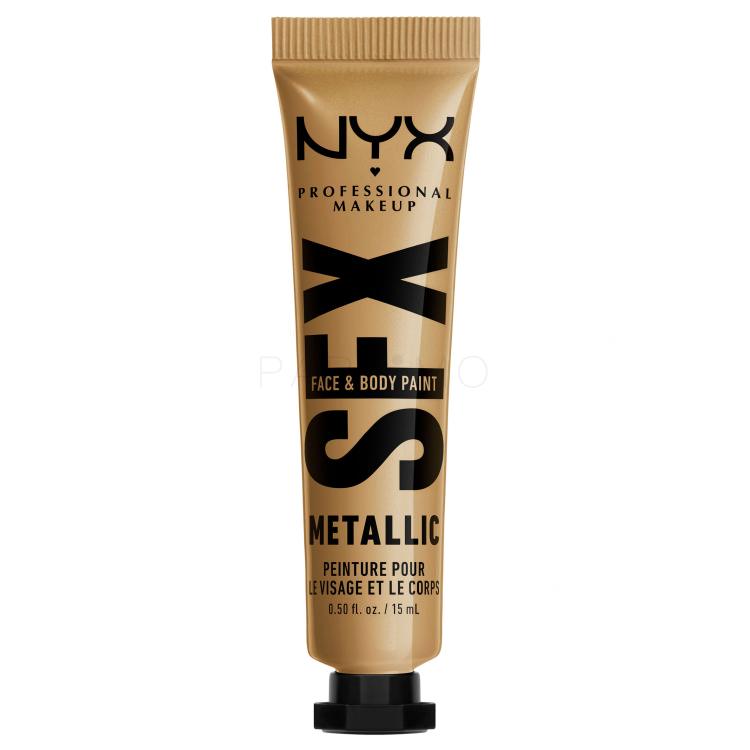 NYX Professional Makeup SFX Face And Body Paint Metallic Alapozó nőknek 15 ml Változat 05 Gold Dusk