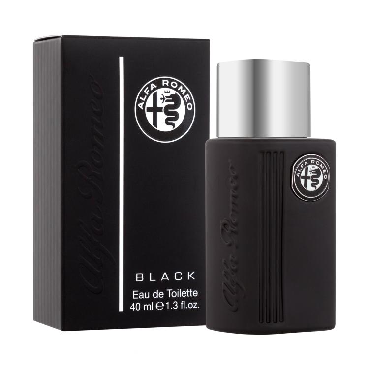 Alfa Romeo Black Eau de Toilette férfiaknak 40 ml