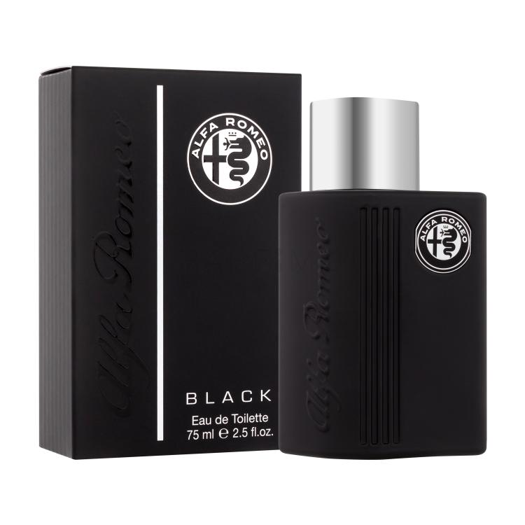 Alfa Romeo Black Eau de Toilette férfiaknak 75 ml