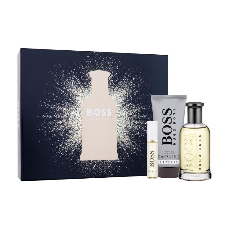 HUGO BOSS Boss Bottled Ajándékcsomagok Eau de Toilette 100 ml + tusfürdő 100 ml + Eau de Toilette 10 ml