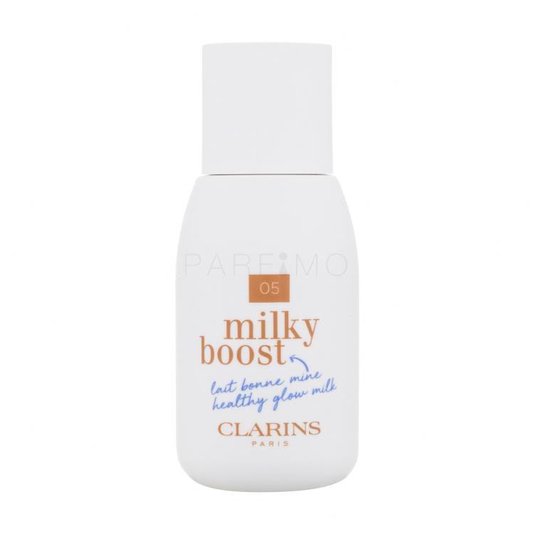 Clarins Milky Boost Alapozó nőknek 50 ml Változat 05 Milky Sandalwood