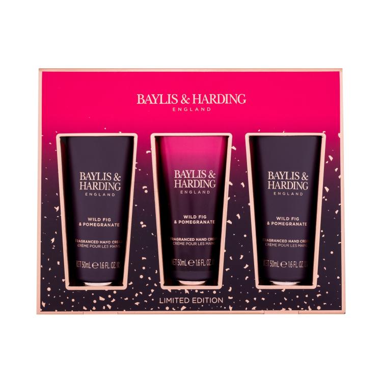 Baylis &amp; Harding Wild Fig &amp; Pomegranate Gift Set Ajándékcsomagok Wild Fig &amp; Pomegranate kézkrém 3 x 50 ml