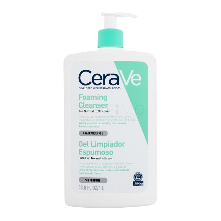 CeraVe Facial Cleansers Foaming Cleanser Arctisztító gél nőknek 1000 ml