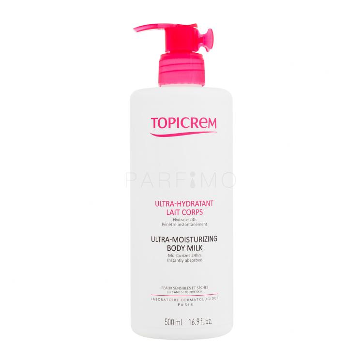 Topicrem Ultra-Moisturizing Body Milk Testápoló tej nőknek 500 ml