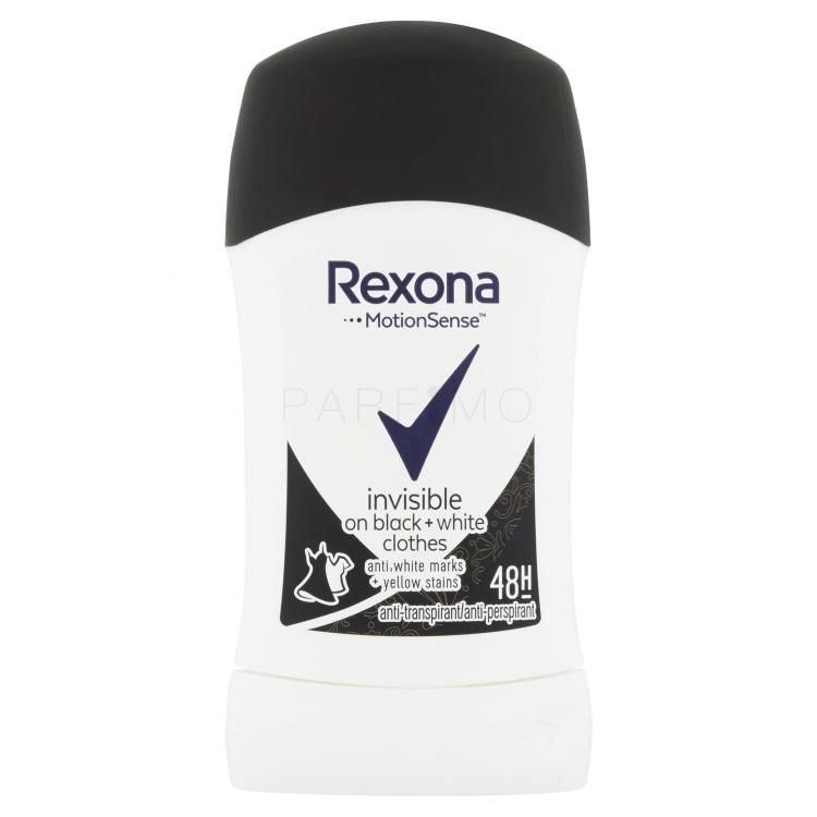 Rexona MotionSense Invisible Black + White Izzadásgátló nőknek 40 ml