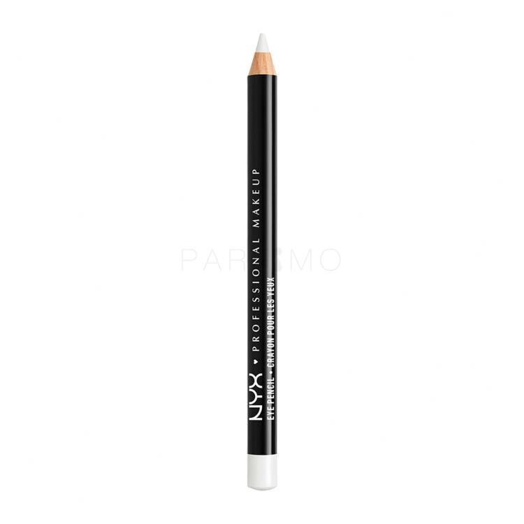 NYX Professional Makeup Slim Eye Pencil Szemceruza nőknek 1 g Változat 906 White