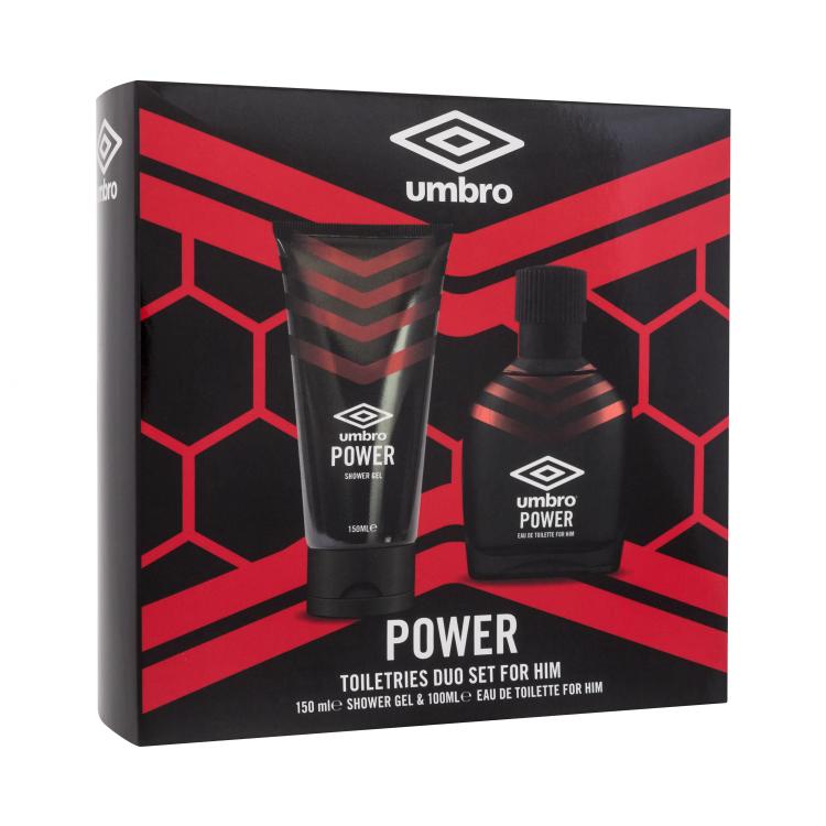 UMBRO Power Ajándékcsomagok Eau de Toilette 100 ml + tusfürdő 150 ml sérült doboz