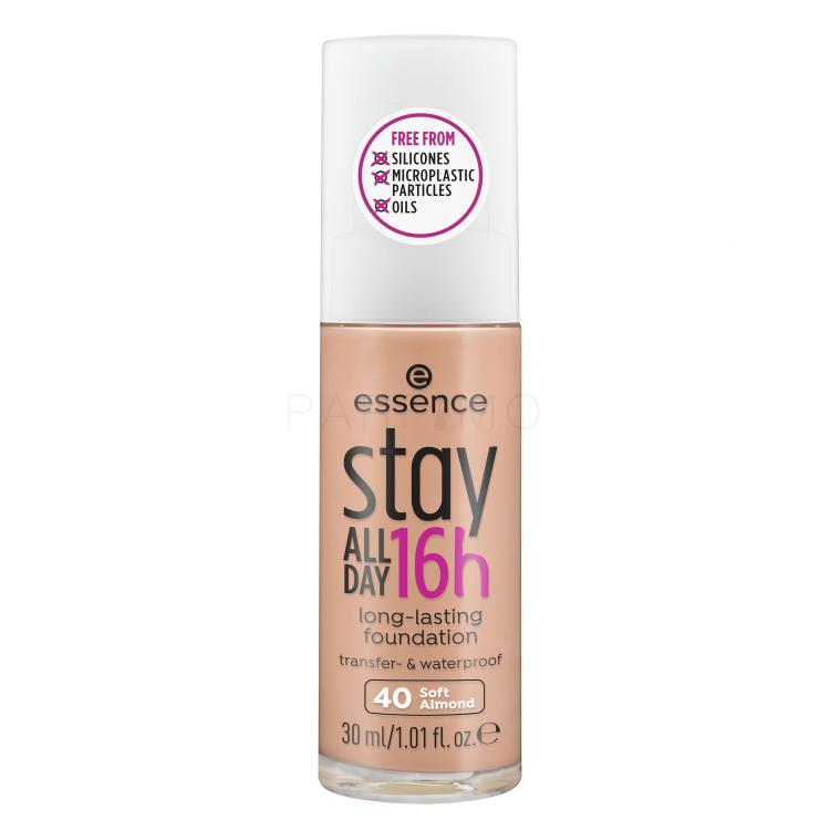 Essence Stay All Day 16h Alapozó nőknek 30 ml Változat 40 Soft Almond