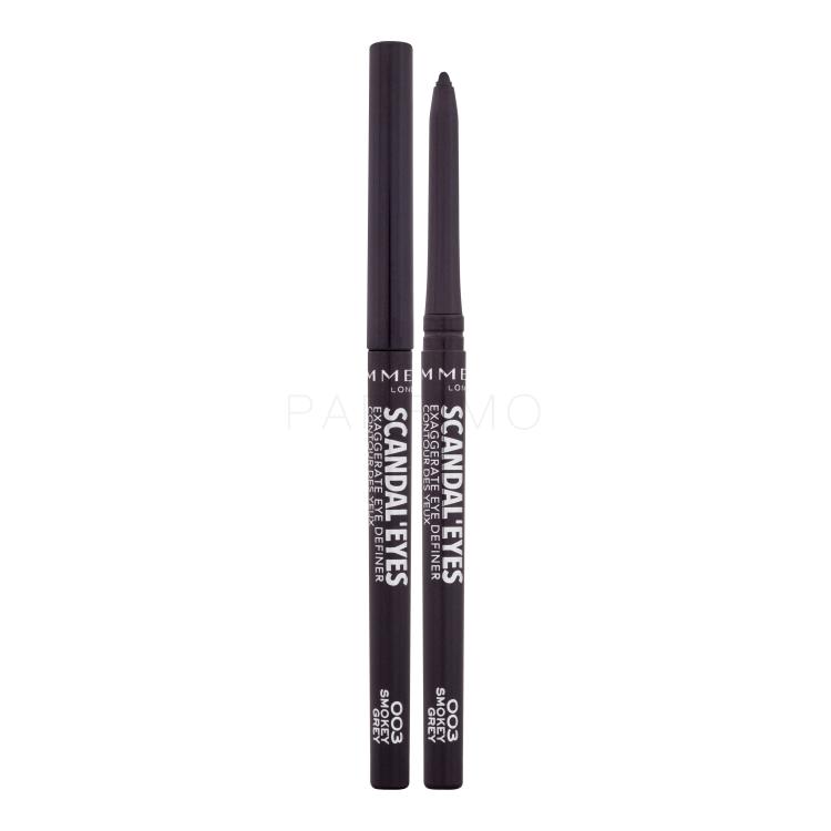 Rimmel London Scandaleyes Exaggerate Eye Definer Szemceruza nőknek 0,35 g Változat 003 Smokey Grey