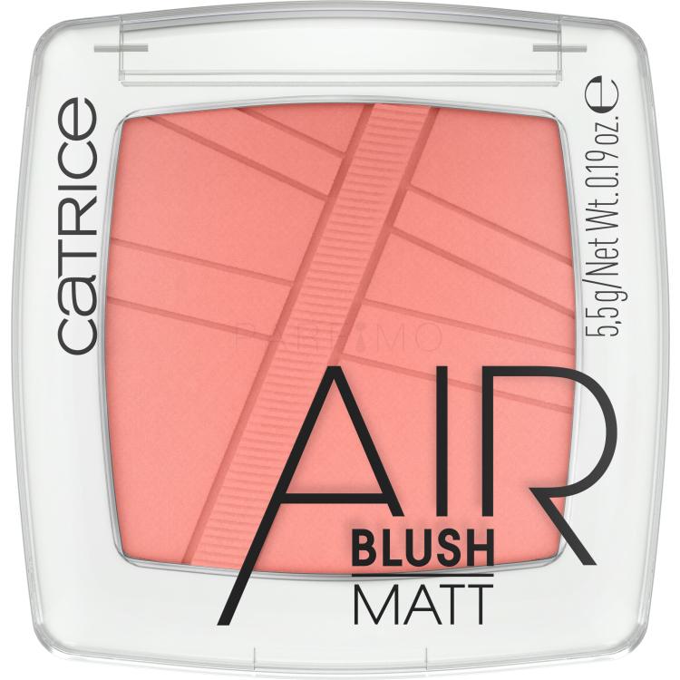 Catrice Air Blush Matt Pirosító nőknek 5,5 g Változat 110 Peach Heaven