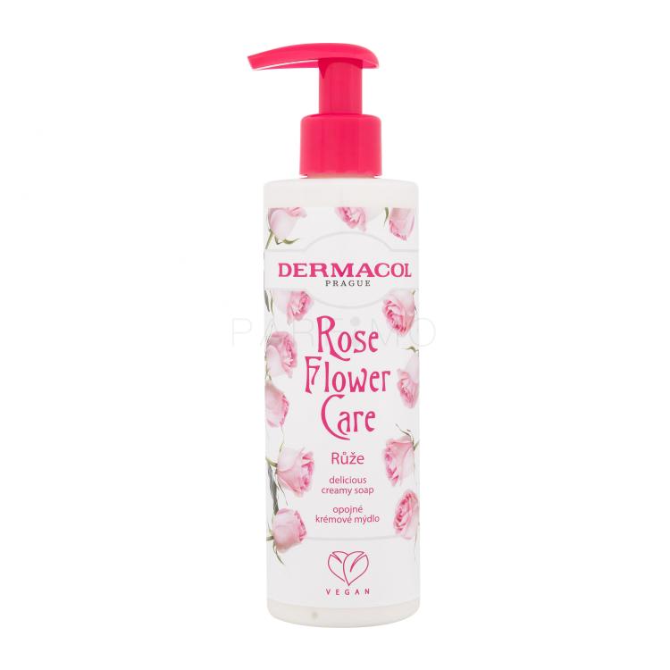 Dermacol Rose Flower Care Creamy Soap Folyékony szappan nőknek 250 ml