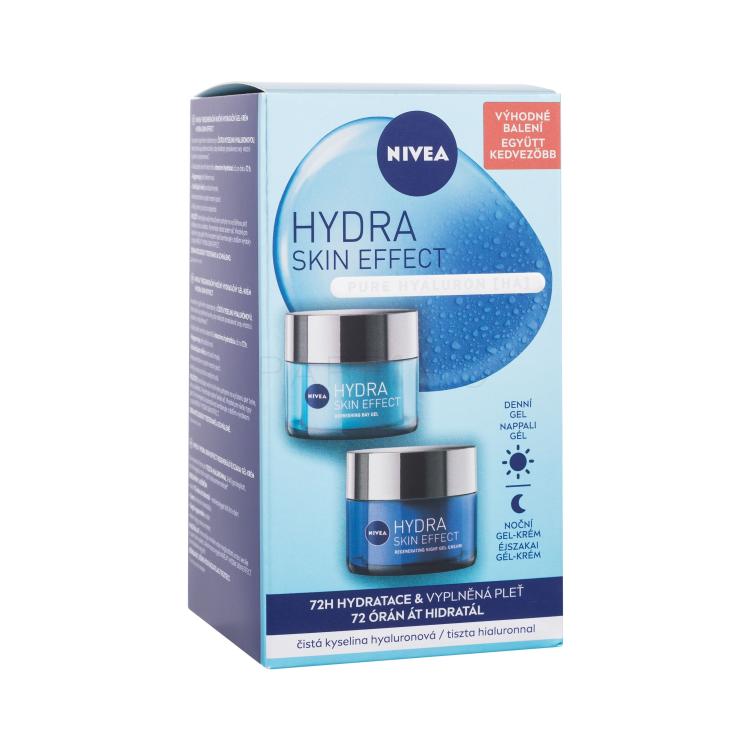 Nivea Hydra Skin Effect Duo Pack Ajándékcsomagok Hydra Skin Effect nappali arcgél 50 ml + Hydra Skin Effect éjszakai arcgél 50 ml