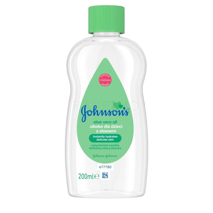 Johnson´s Baby Oil Aloe Vera Testolaj gyermekeknek 200 ml