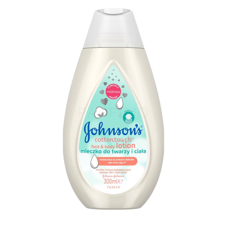 Johnson´s CottonTouch Face &amp; Body Lotion Testápoló tej gyermekeknek 300 ml