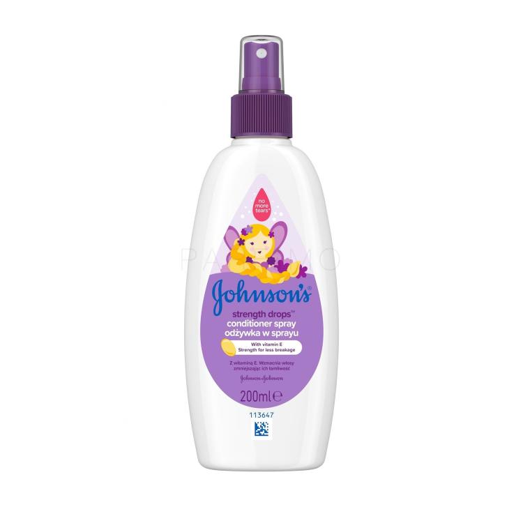 Johnson´s Strength Drops Kids Conditioner Spray Hajkondicionáló gyermekeknek 200 ml