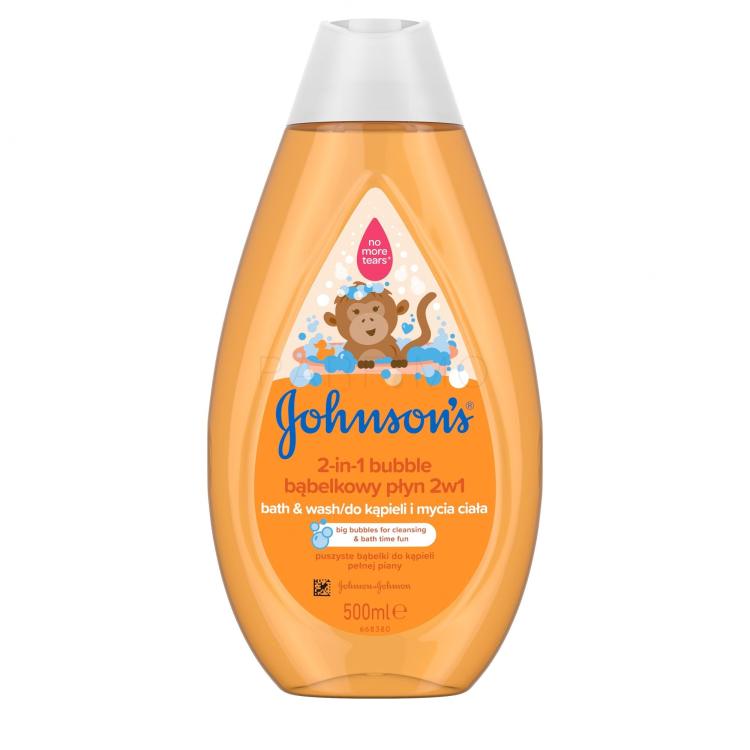 Johnson´s Kids 2-in-1 Bubble Bath &amp; Wash Fürdőhab gyermekeknek 500 ml