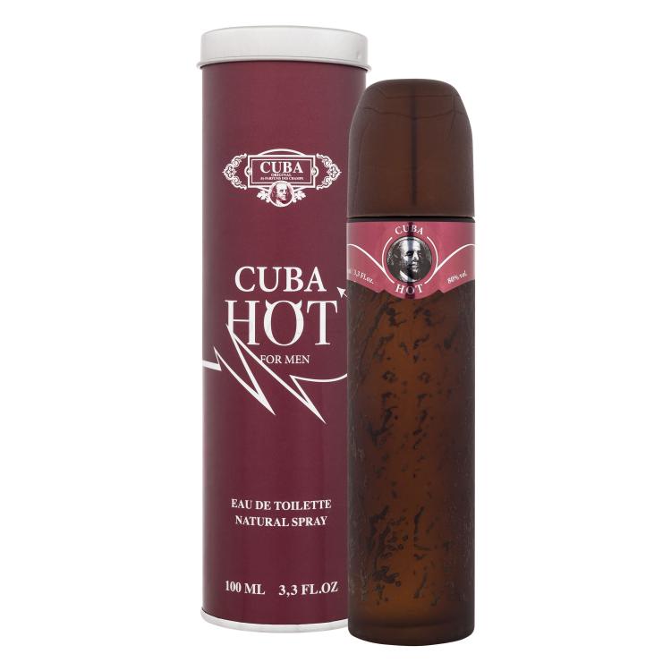 Cuba Hot Eau de Toilette férfiaknak 100 ml