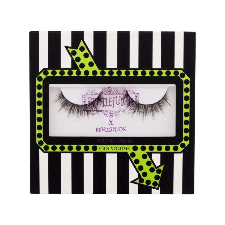 Makeup Revolution London Beetlejuice Volume Lashes Műszempilla nőknek 1 db Változat Black