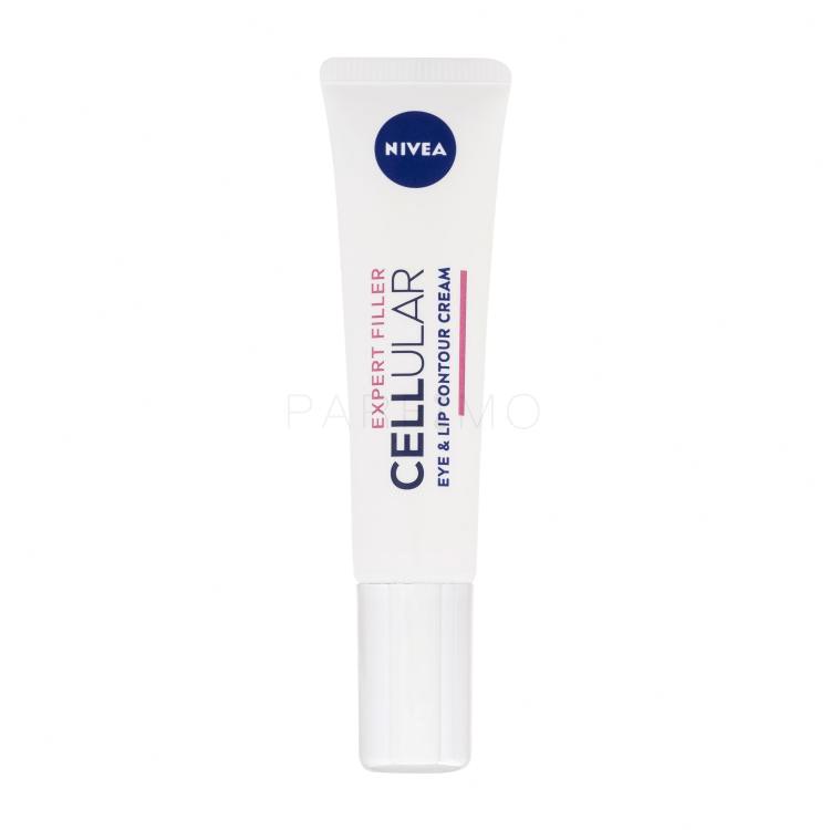 Nivea Cellular Expert Filler Eye &amp; Lip Contour Cream Szemkörnyékápoló krém nőknek 15 ml