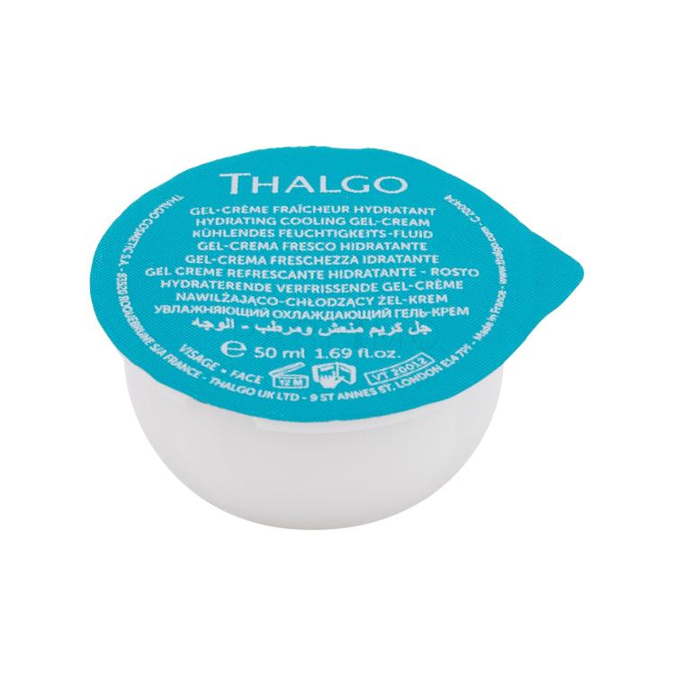 Thalgo Source Marine Hydrating Cooling Gel-Cream Nappali arckrém nőknek Refill 50 ml