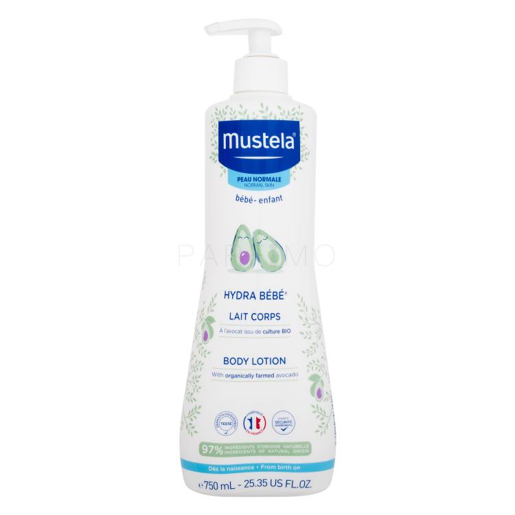 Mustela Hydra Bébé® Body Lotion Testápoló tej gyermekeknek 750 ml