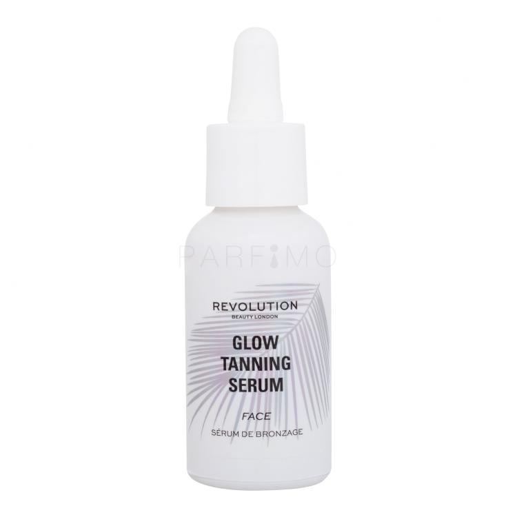 Makeup Revolution London Glow Tanning Serum SPF30 Fényvédő készítmény arcra nőknek 30 ml