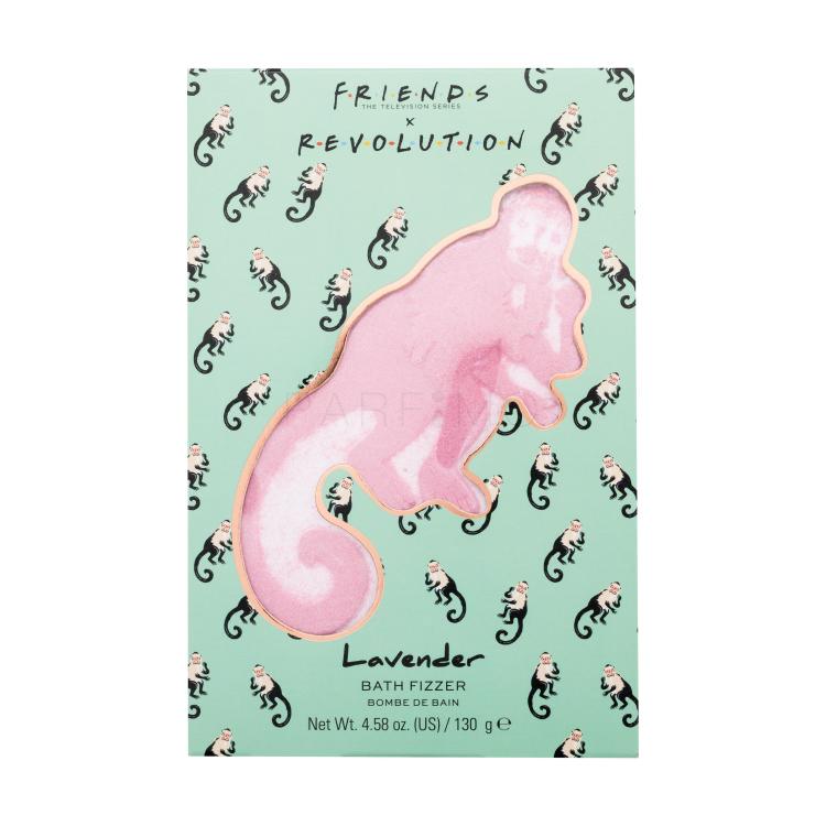 Makeup Revolution London X Friends Bath Fizzer Lavender Fürdőbomba nőknek 130 g