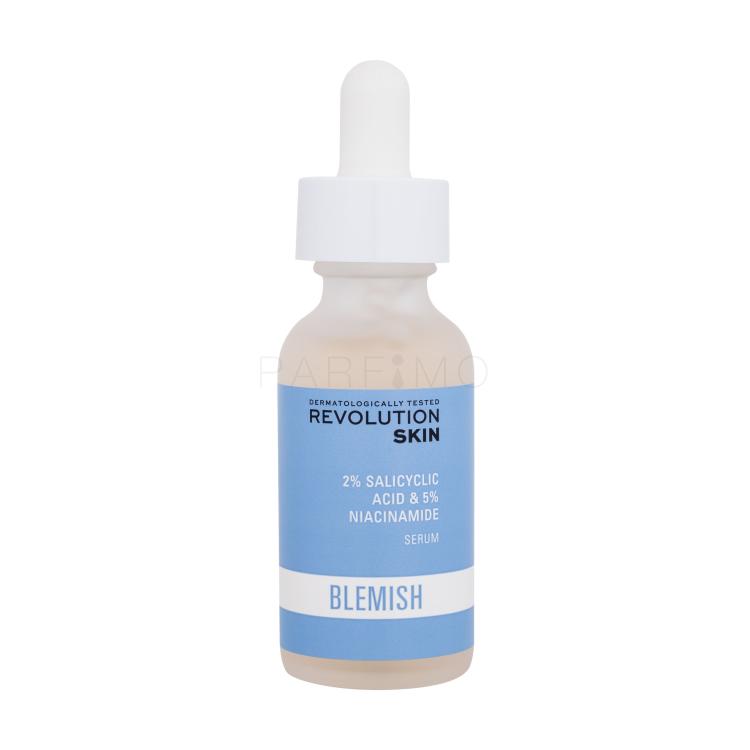 Revolution Skincare Blemish 2% Salicylic Acid &amp; 5% Niacinamide Serum Arcszérum nőknek 30 ml