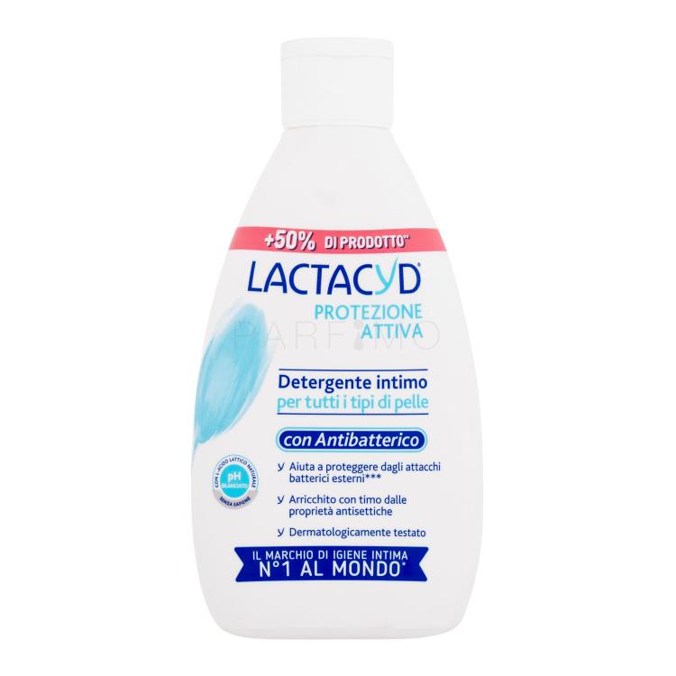 Lactacyd Active Protection Antibacterial Intimate Wash Emulsion Intim higiénia nőknek 300 ml