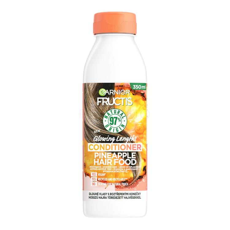 Garnier Fructis Hair Food Pineapple Glowing Lengths Conditioner Hajkondicionáló nőknek 350 ml