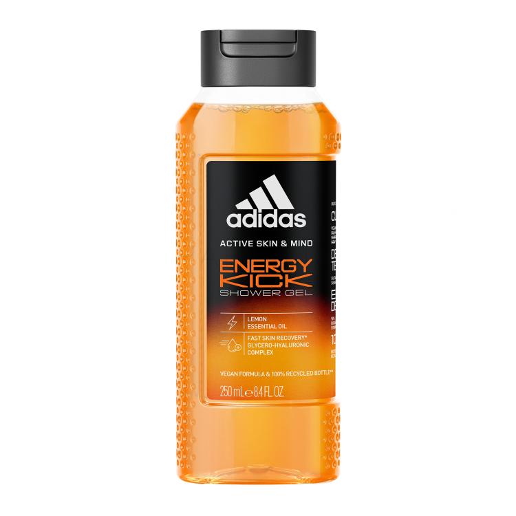 Adidas Energy Kick New Clean &amp; Hydrating Tusfürdő férfiaknak 250 ml