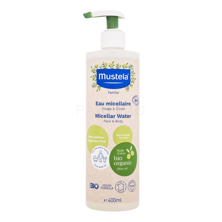 Mustela Bio Micellar Water Micellás víz gyermekeknek 400 ml