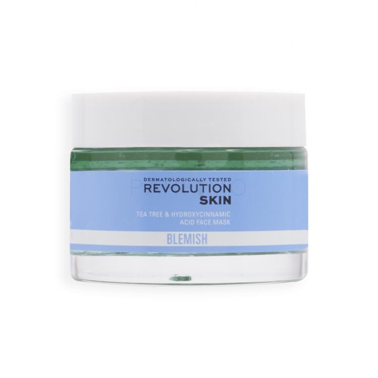 Revolution Skincare Blemish Tea Tree &amp; Hydroxycinnamic Acid Face Mask Arcmaszk nőknek 50 ml