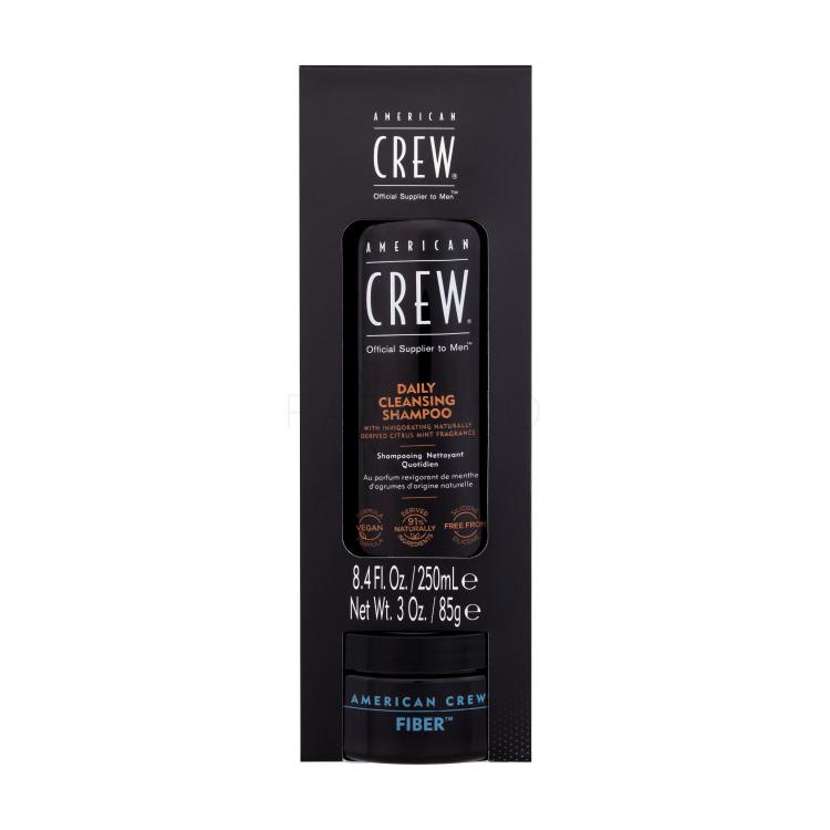 American Crew Daily Cleansing Ajándékcsomagok Daily Cleansing Shampoo sampon 250 ml + Fiber hajpaszta 85 g